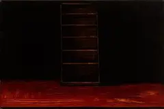 Simon English, Library, 1999, oil on pvc rigid