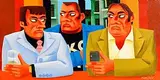 The Look by Graham Knuttel, oil on canvas, sold Sep 2015