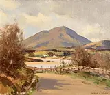 Muckish Mountain, Creeslough, Co. Donegal by Maurice Canning Wilks, oil on canvas, sold Apr 2015
