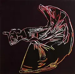 Andy Warhol American, Martha Graham: Letter to the World (The Kick), 1986, unique screenprint in colours, 1986, on Lenox Museum Board, a unique colour variant aside from the edition of one hundred (there were also 25 artist's proofs)