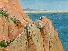 William Henry Bartlett, Arranmore, Burton Port, Co. Donegal, 1910, oil on board
