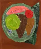 John Hoyland Ra British, Carry Me Home, 1984, acrylic on canvas