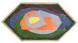 Mainie Jellet, Abstract Composition, gouache