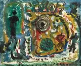 Alan Davie, A Dark Visitor Arrives