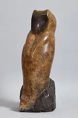 Anna Linnane, Large Owl, bronze sculpture signed & numbered - 3/9 25.7kg
