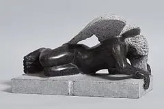 James Horan Irish, Icarian Fall, 2013, Irish limestone - unique -15.4kg