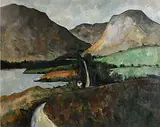 Peter Collis, The Road to Letterfrack II, oil on canvas