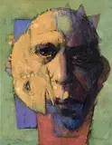 John Boyd, Fish Head, oil on board