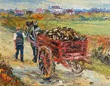 Liam O'Neill, Tine an Gheimhridh (Winter Fire), oil on canvas