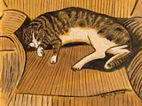 Gerard Dillon, Suzy Sleeping, gouache