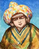 Harry Kernoff, Young Mexican Girl
