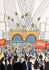 Robert Hardy British, Kings Cross, 2013, oil on canvas