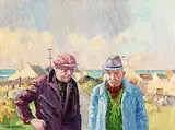 Robert Taylor Carson, Morning Gossip, 1994, oil on canvas