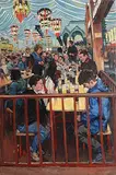 Hector McDonnell, Cannstater Wasen, Stuttgart, oil on canvas