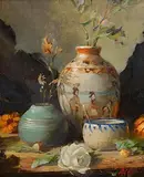 Mat Grogan, Still Life with Chinese Vase