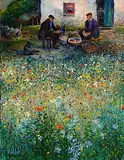 The Two Brothers, Seamus and Paddy by Kenneth Webb, oil on canvas, sold Dec 2014