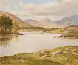 Lough Derryclare, Connemara by Maurice Canning Wilks, oil on canvas, offered Dec 2014