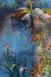 Ballinaboy Garden, Connemara by Kenneth Webb, oil on canvas, sold Dec 2014