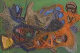 Gerard Dillon, Harvest, oil & sand on board