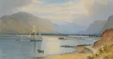 Glenariffe, Co. Antrim by Anthony Carey Stannus, watercolour heightened, sold Dec 2014