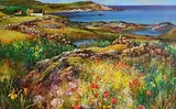 Wild Fowers, Pollriva by Kenneth Webb, oil on canvas, sold Dec 2014