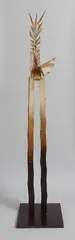 Bird in Tree by Leo Higgins, bronze sculpture - unique, offered Dec 2014