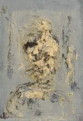Head Study by John Kingerlee, oil on board, sold Sep 2014
