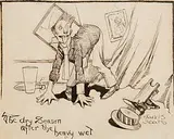 The Dry Season after the Heavy Wet by Jack Butler Yeats, ink drawing, sold Sep 2014