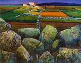 West of Ireland Farmstead by Kenneth Webb, oil on canvas, sold Sep 2014