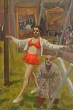 Patrick Leonard, Circus, c.1959, oil on board