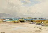 Rossbeg, Donegal by Frank McKelvey, watercolour, offered Sep 2014