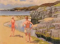 Norman J. Smyth, On The Atlantic Drive, Doagh, Co. Donegal, oil on panel