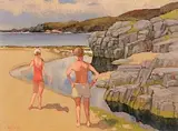 Norman J. Smyth, On The Atlantic Drive, Doagh, Co. Donegal, oil on panel