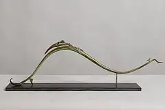 Mercury Marching by Patrick O'Reilly, bronze on marble base (9.5kg), sold Jun 2014