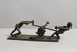 Simon O'Donnell, Hard Labour, unique bronze(10.9kg)