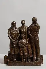 Melanie Le Brocquy, Three Graces and a Child, 2006, bronze (20kg)