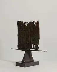 John Cohen, A Slice of Dublin, bronze on marble base, unique