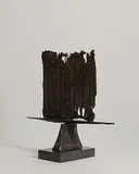 John Cohen, A Slice of Dublin, bronze on marble base, unique