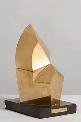 Emile Gilioli French, Le Guerrier, polished bronze (15.4kg)