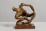 Leon Underwood British, Fledgling, 1960, bronze, light gold patina (4.1kg)