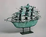 John Behan, Ghost Famine Ship, unique bronze