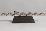 Ian Pollock, Ghost of the West, 2006, unique bronze raised on a polished marble base (10.1kg)