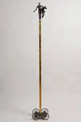 Man With A Lamb on Carriage (Repaired) by Patrick O'Reilly, bronze & brass (12kg), sold Jun 2014