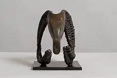 Ram's Head by Anna Linnane, bronze (7.7kg), sold Jun 2014