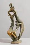 Kefas Mangwanda, Giraffe Family, opal stone (from Chiweshe in Zimbabwe) (8kg)