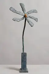 Flower in Blue by Michael Smyth, bronze edition 5/9 (9.4kg), sold Jun 2014