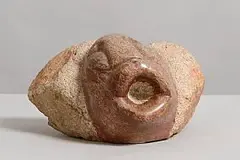 Robert Chimika, Head, rapoko serpentine stone (from Kwekwe in Zimbabwe) (12.1kg)