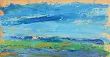 Daniel O'Neill, Landscape West of Ireland, oil on board