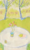 Tony O'Malley, The Garden View, mixed media