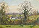 Cottage Near Westport by Grace Henry, oil on board, sold Apr 2014